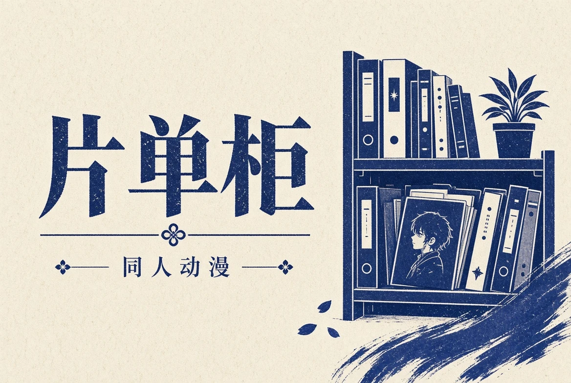 动漫片单柜主题插图